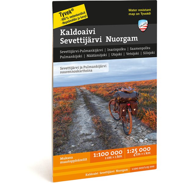 Calazo Kaldoaivi Sevettijärvi Nuorgam,1:100 000+1:25 000, 2017