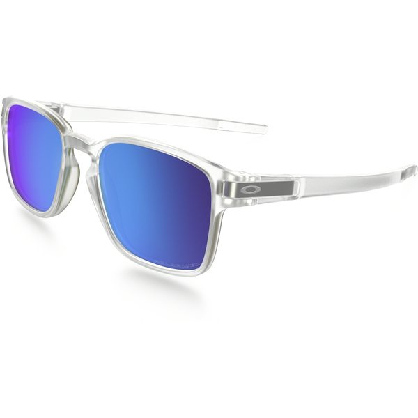 Oakley Latch SQ, Matte Clear w/ Sapphire Iridium Polarized