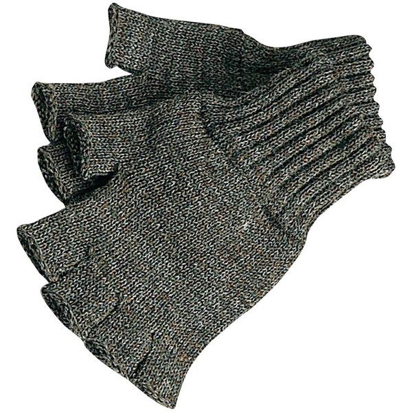 barbour wool fingerless gloves