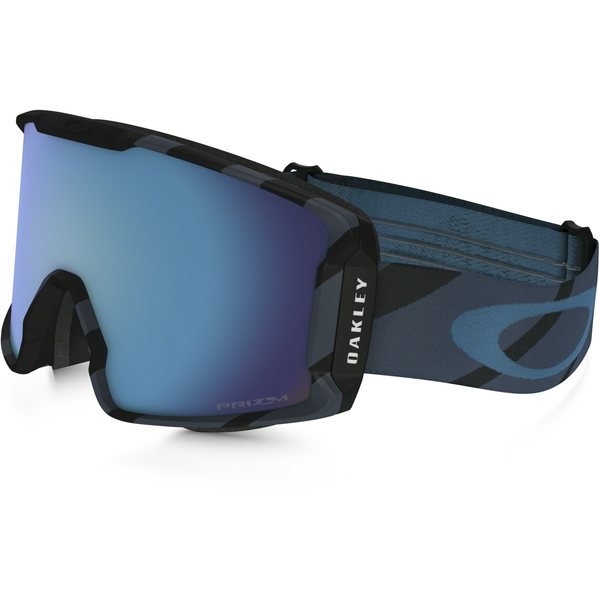 Oakley LineMiner, Hazard Bar Iron w/ Prizm Sapphire Iridium