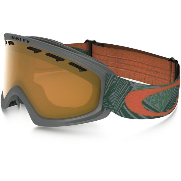 Oakley O2 XS Snow, Geo Chaos Iron Green w/ Persimmon