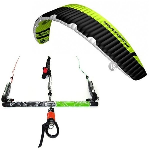 Flysurfer Sonic2 18.0 -"ready to fly" w/ Infinity 3.0 Airstyle Control Bar 60cm