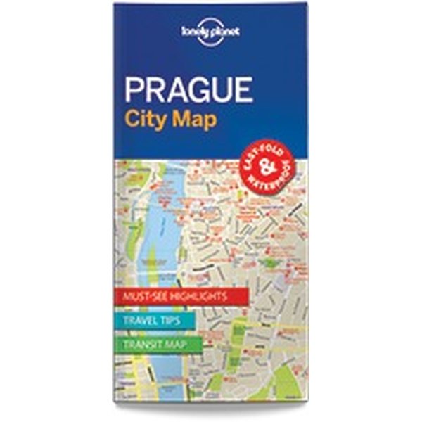 Lonely Planet Prague City Map (Praha)