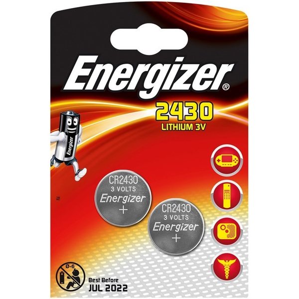 Energizer 2430/CR2430, 2-pack