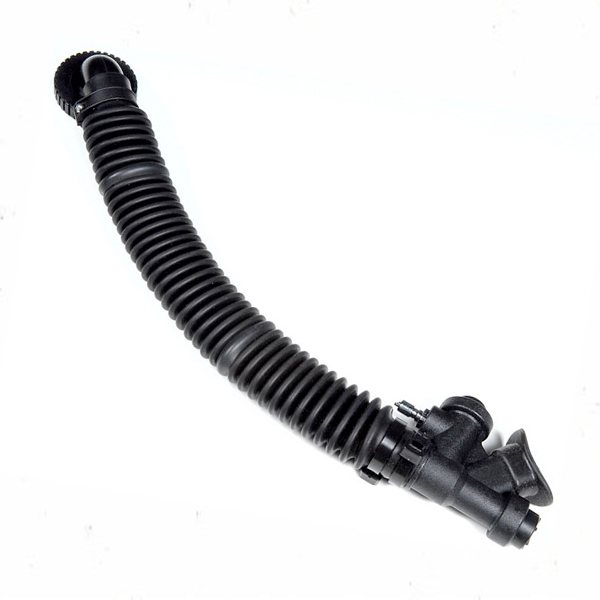 Halcyon 12" corrugated BC inflator hose, BC power inflator, inflator elbow