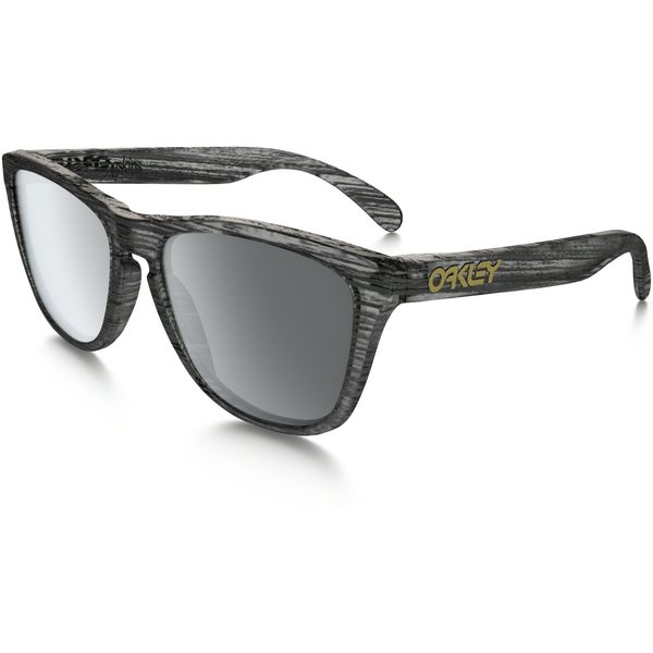 Oakley Frogskins, Driftwood Collection, Matte Clear Woodgrain w/ Black Iridium