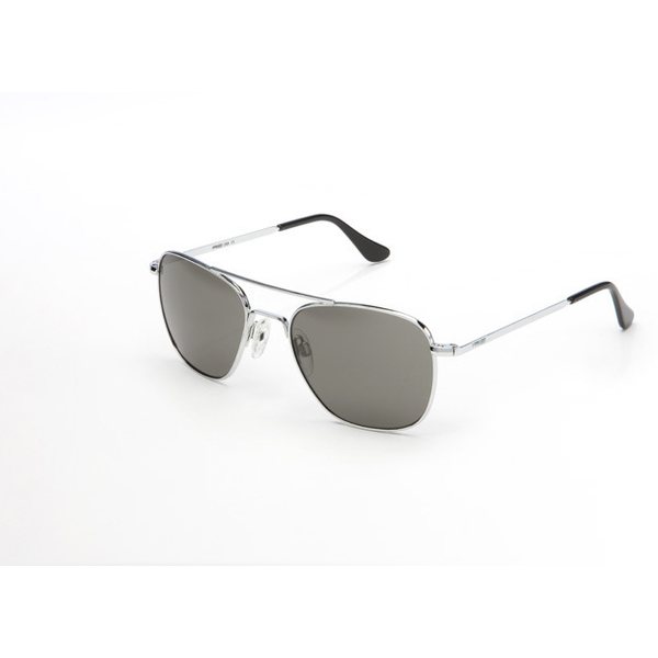 Randolph Aviator 52mm Bright Chrome Gray Glass Skull (AF23411)