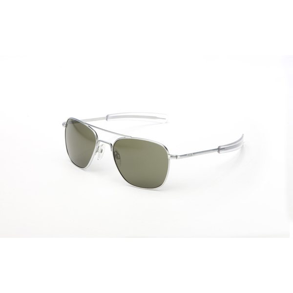 Randolph Aviator 52mm Matte Chrome Gray PC Bayonet (AF24641)