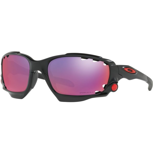 Oakley Racing Jacket, Matte Black w/ Prizm Road & Prizm Black