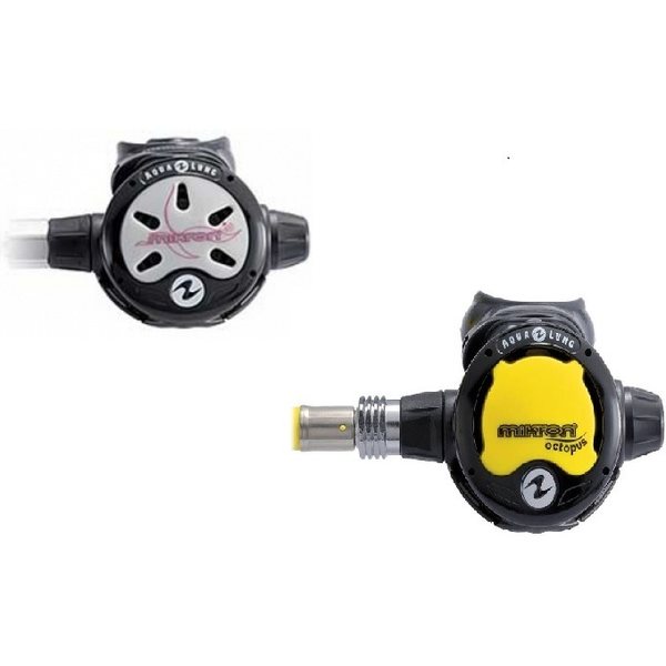 AquaLung Mikron Lady DIN + Octopus Mikron