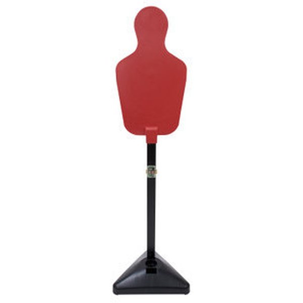 FAB Defense Self-Healing Counting Static Target with Two Torsos-Red