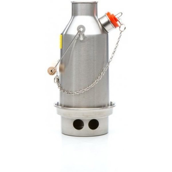 Kelly Kettle Small "Trekker" Kettle (0.6 liter) Stainless Steel (Missing carry bag)