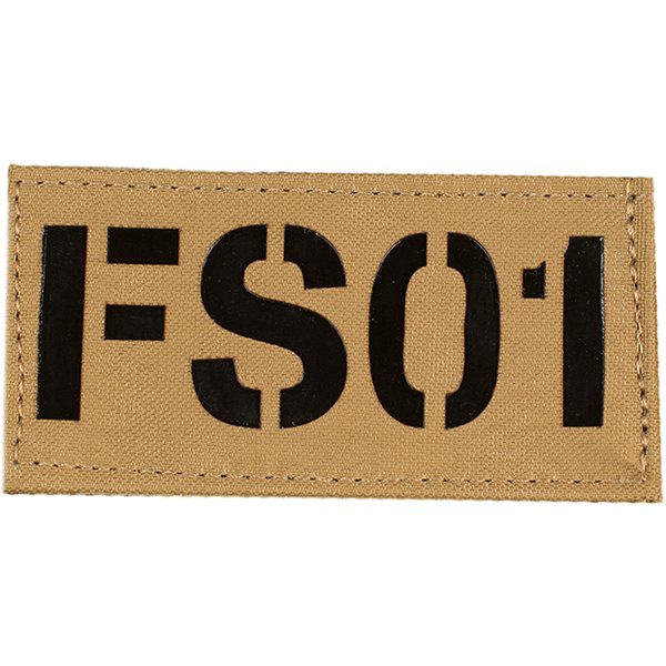 First Spear Cell Tag, IFF Patch, 2" x 4", IR Only