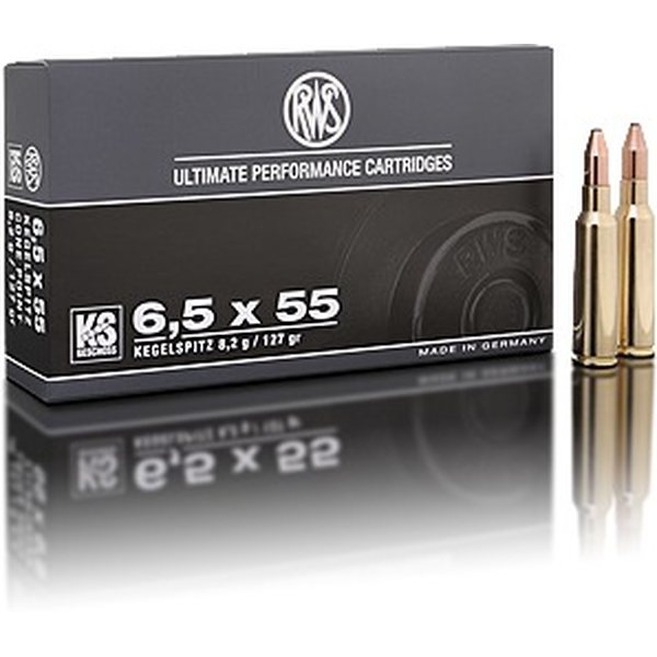 RWS 6,5 x 55 KS 8,2g 20pcs