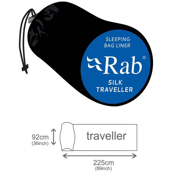 Rab Sleeping Bag Liner Traveller Silk