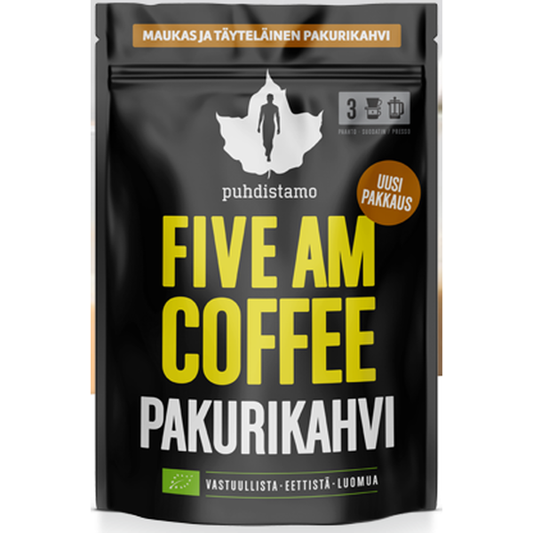 Puhdistamo Five Am Coffee Pakurikahvi, Luomu