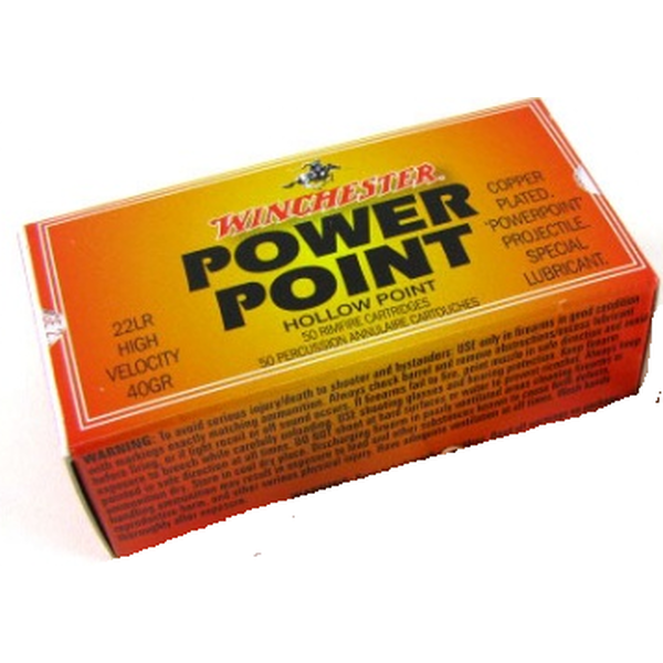Winchester .22LR Power Point HP 40gr 50pcs