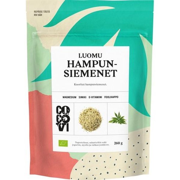 CocoVi Luomu Hampunsiemenet