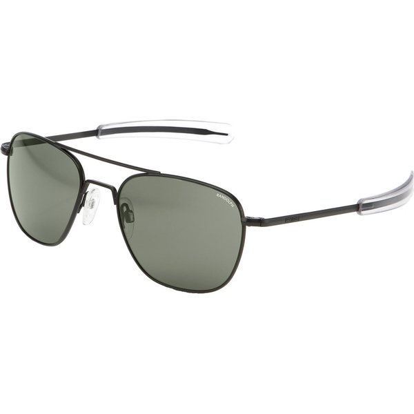 Randolph Aviator 52 Matte Black Bayonet Glass AGX Polarized AR