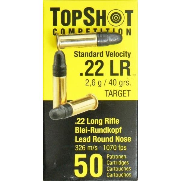 CCI .22LR 2,6g/40Gr TopShot 50pcs