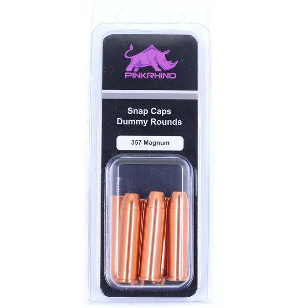 Pink Rhino Dummy Rounds Snap Caps - 357 Magnum