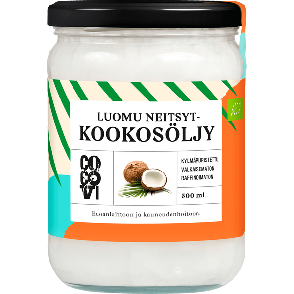 CocoVi Kylmäpuristettu kookosöljy 500ml