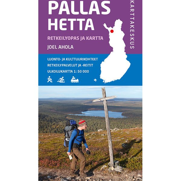 Pallas Hetta Retkeilyopas ja kartta 2015