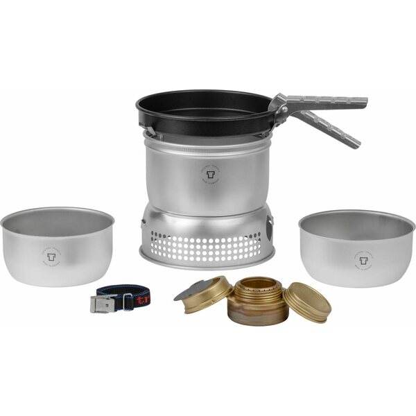 Trangia Small Stove 27-23 UL/D, 2 saucepans (duossal) and frypan (non-stick)