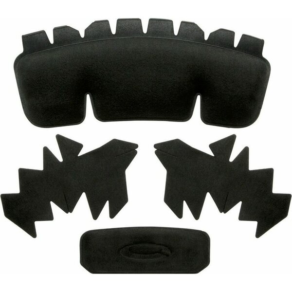 Ops-Core Fit-band Comfort Pads, 4 Piece Kit, Black