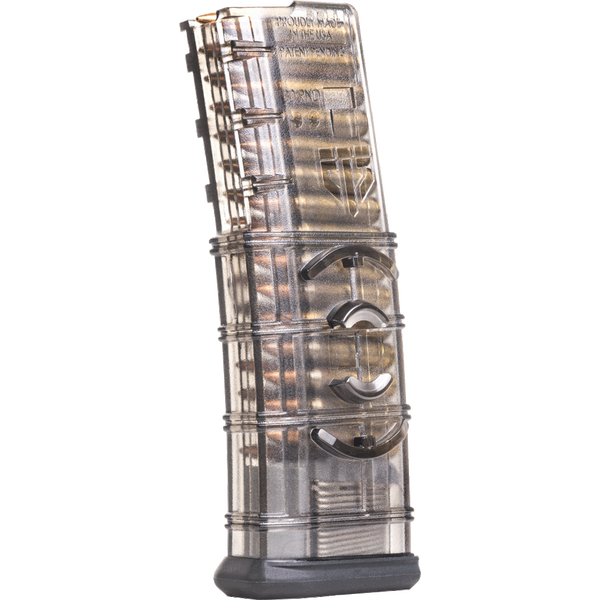 ETS AR15 Magazine, 30 Round, with Coupler, Smoke