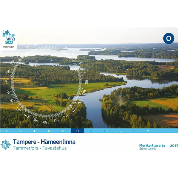 Sisävesikarttasarja O 1:30 000 Tampere-Hämeenlinna (2013)