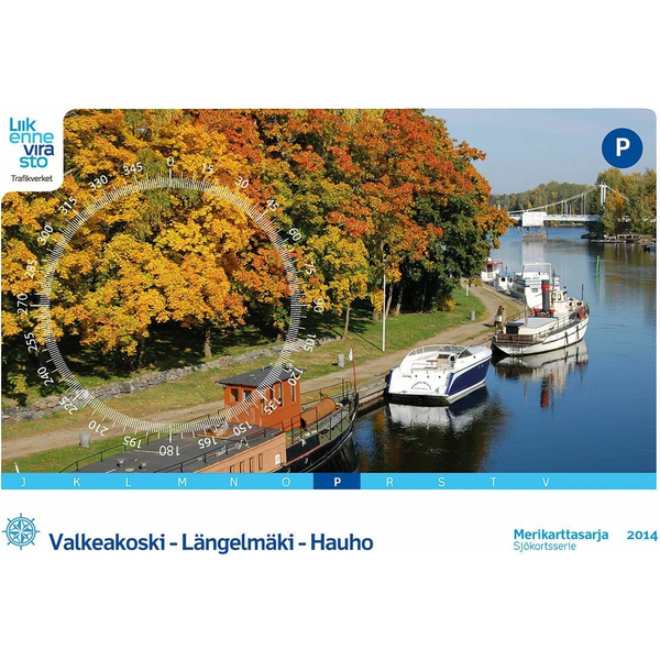 Sisävesikarttasarja P 1:30 000 Valkeakoski-Längelmäki-Hauh (2014)