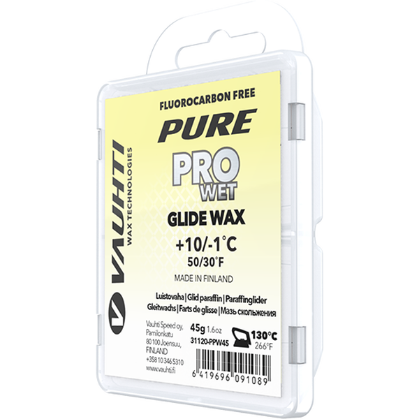 Vauhti Pure Pro Wet Glide Wax +10…-1°C / 45g