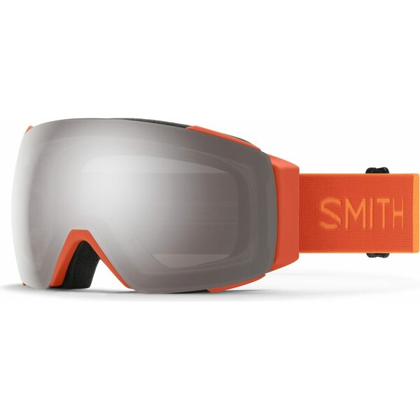 Smith I/O Mag, Burnt Orange w/ ChromaPop Sun Platinum Mirror + Storm Rose Flash