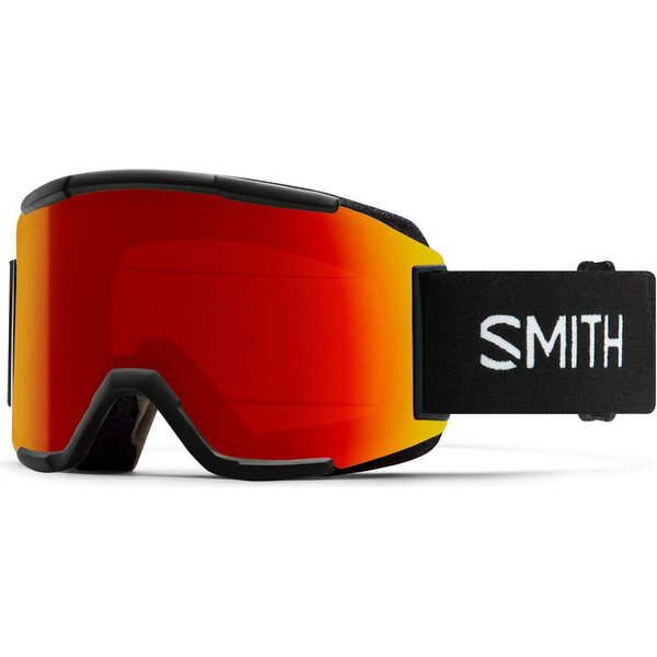 Smith Squad, Black w/ Photochromic Red Mirror