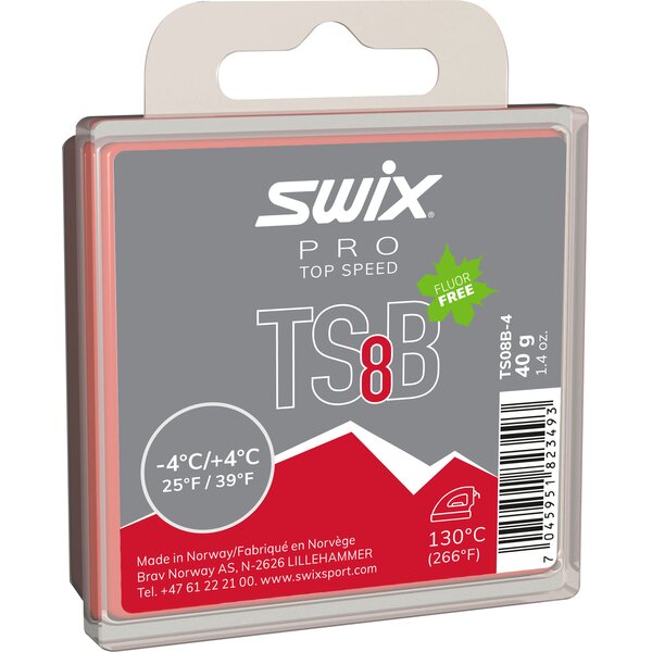 Swix TS8 Black -4°C/+4°C, 40g