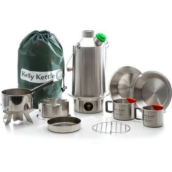 Kelly Kettle Ultimate "Base Camp" Kit (Stainless Steel)