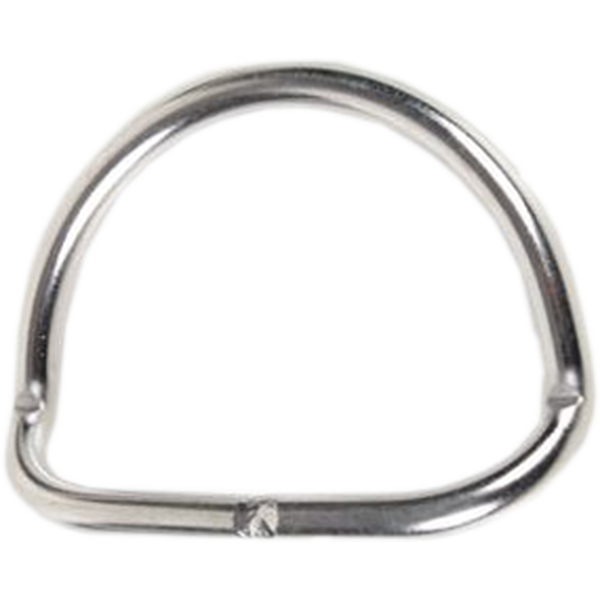 DirZone 2" Stainless Steel D-Ring, 45° bend