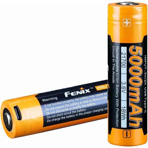 Fenix Rechargeable battery Fenix ARB-L21-5000U 21700 USB