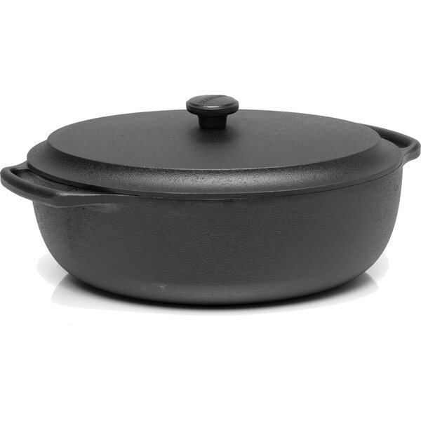 Skeppshult Casserole oval 6 L with cast iron lid