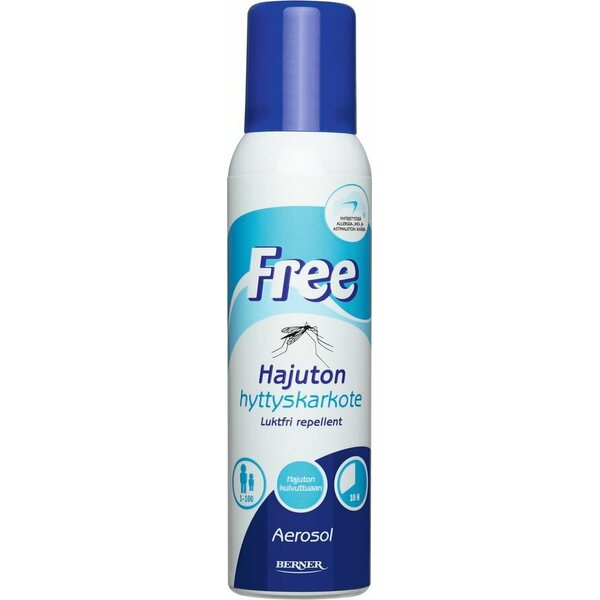 Free insect repellent aerosol 150ml