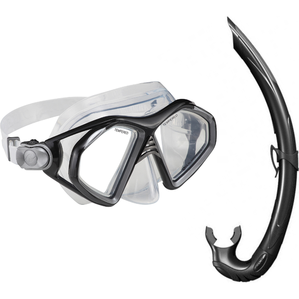 AquaLung Admiral mask + Seacsub snorkel
