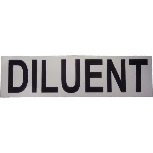 DirZone DILUENT -sticker, 17 x 5 cm