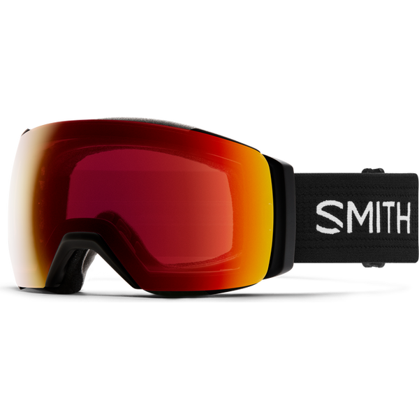 Smith I/O Mag XL, Black w/ ChromaPop Sun Red Mirror + ChromaPop Storm Rose Flash