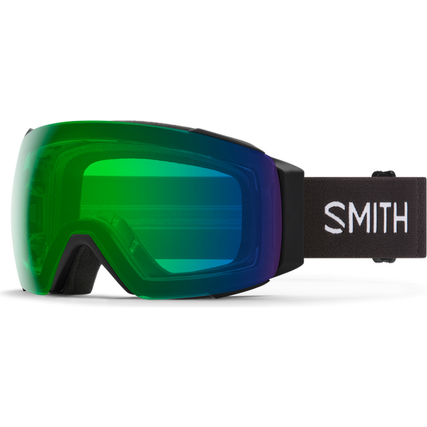 Smith I/O Mag, Black w/ ChromaPop Everyday Green Mirror + ChromaPop Storm Rose Flash
