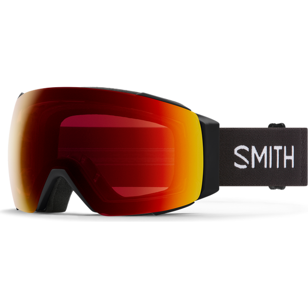 Smith I/O Mag, Black w/ ChromaPop Sun Red Mirror