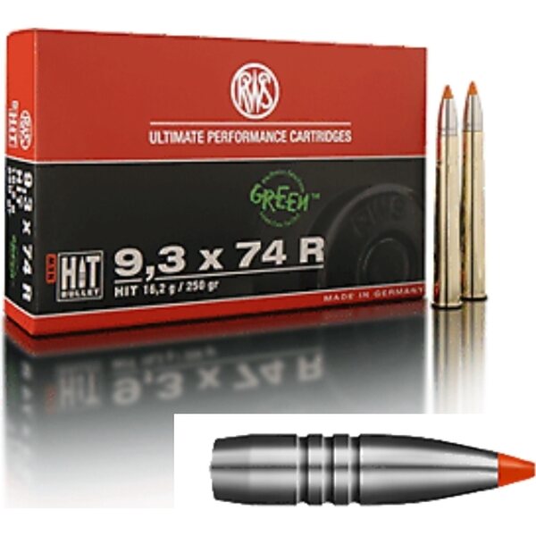 RWS 9,3x74 R HIT 16,2g 20kpl