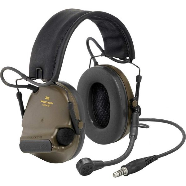 3M Peltor ComTac XPI Headset, MT33 Gooseneck microphone