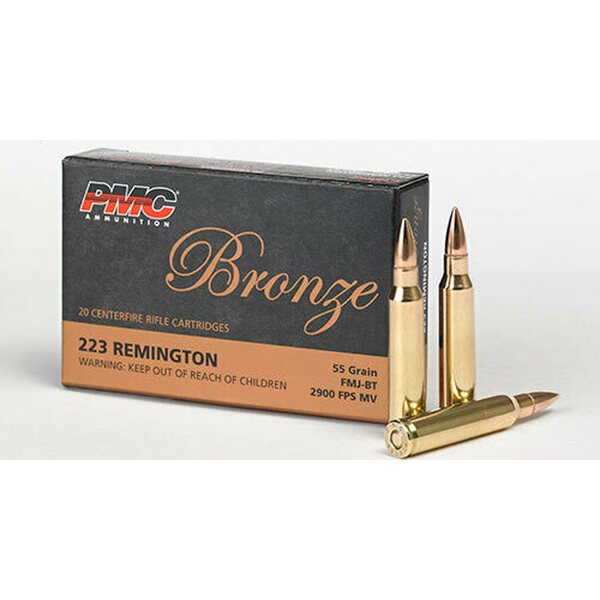 PMC .223 Rem FMJ 3,56g / 55Gr 20 kpl