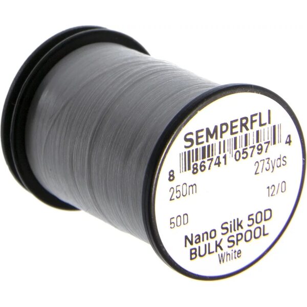 Semperfli Nano Silk 50D 12/0 Bulk 250m Spool